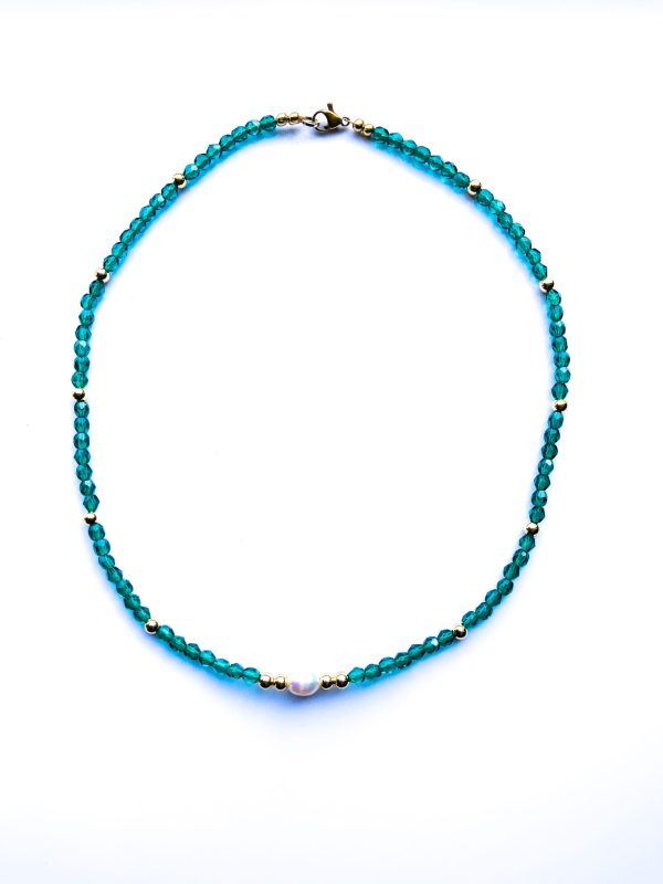 Ketting Emerald Zoetwaterparel
