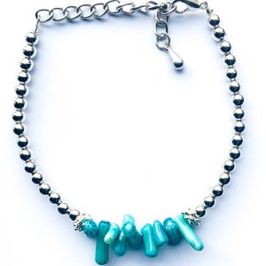 Armband Zilver Turqouise