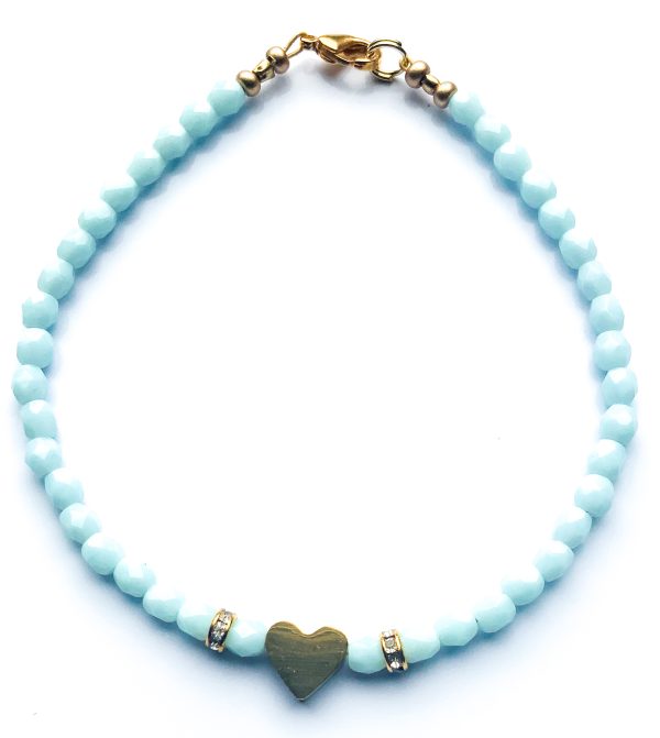 Armband Baby Blue Hart