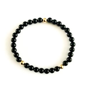 Armband Onyx Goud