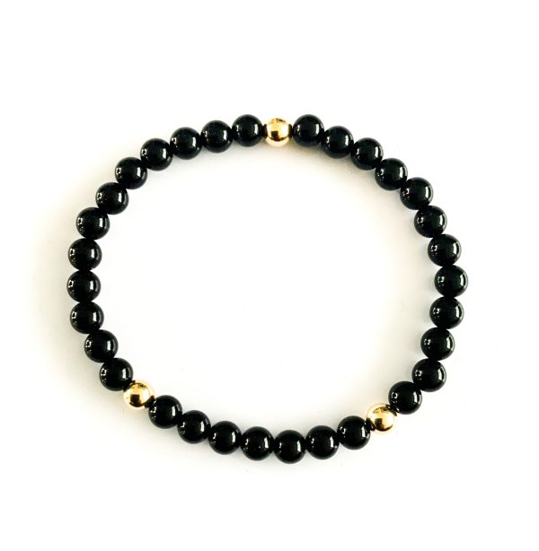 Armband Onyx Goud