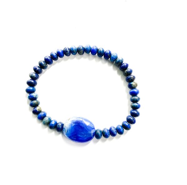 Armband Lapis Lazuli Ovaal