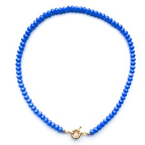 Ketting Facet Kobalt