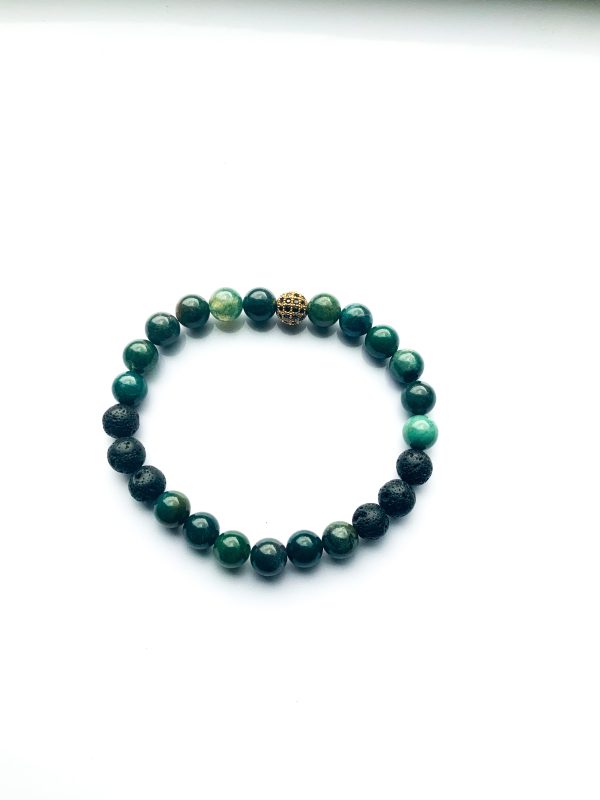 Armband Moss Agate