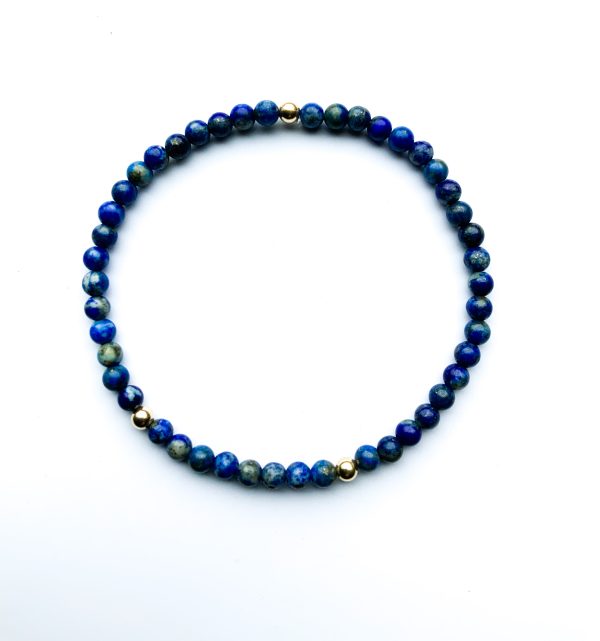 Armband Lapis Lazuli Goldfilled