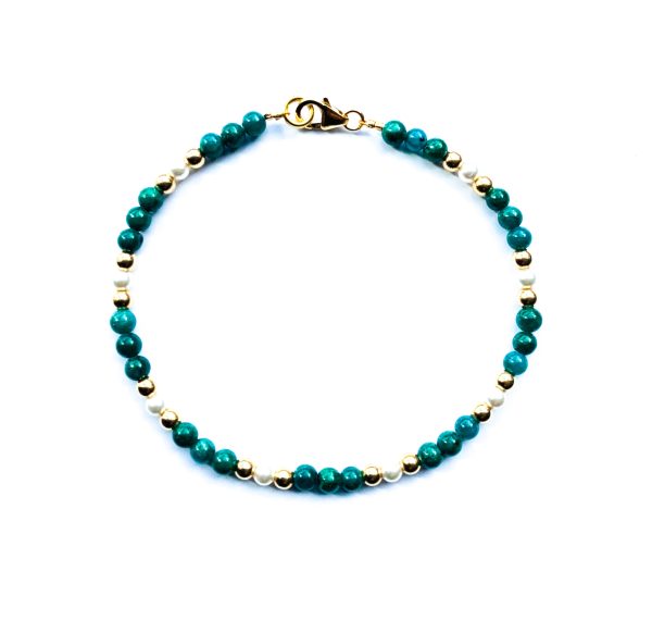 Armband Emerlald Pearl