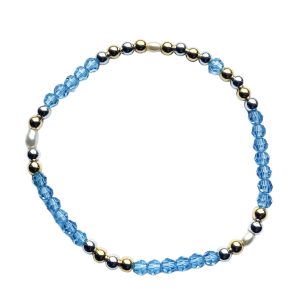 Armband Blue Pearl