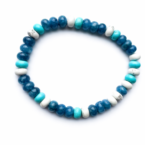 Blauwe armband Santorini armband