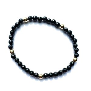 Zwarte toermalijn Zwarte armband