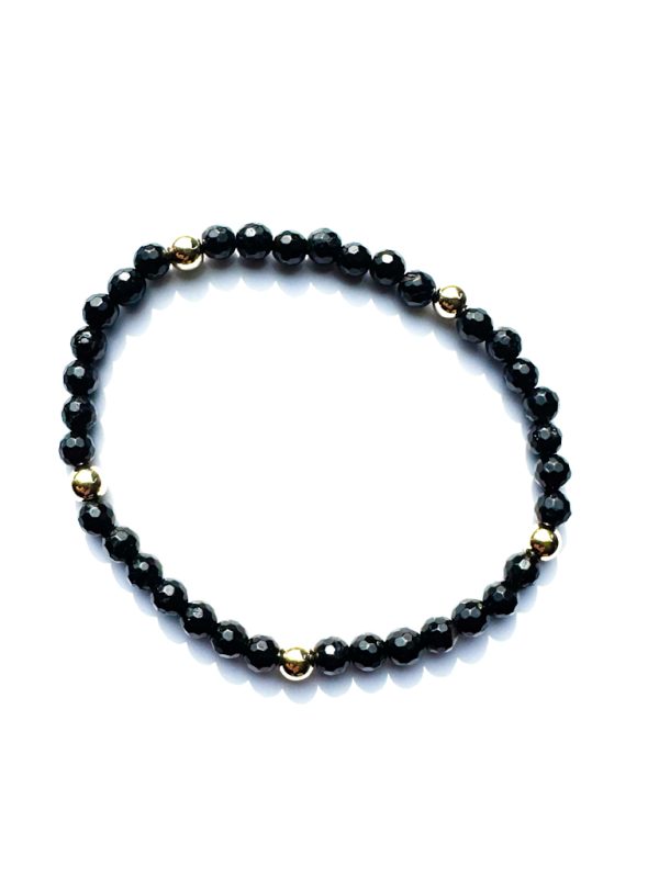 Zwarte toermalijn Zwarte armband