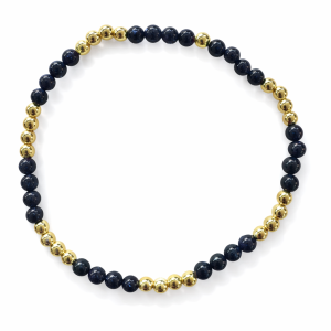 blauwe goudsteen edelstenen trendy sieraden zomer