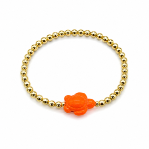 oranje sieraden schildpad sieraden trendy armband oranje