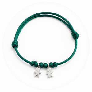 SieradenbyMari Satijnkoord armband ByMari sieraden