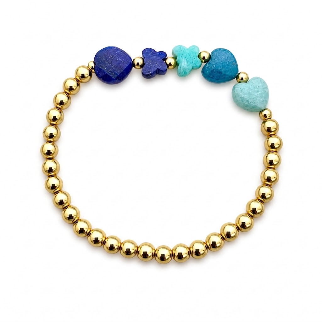 SieradenbyMari Vlinderarmband Hartjesarmband