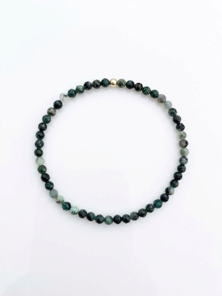 op maat gemaakte sieraden Smaragd armband met goud